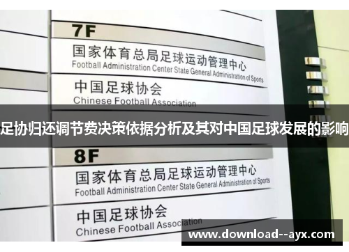 足协归还调节费决策依据分析及其对中国足球发展的影响