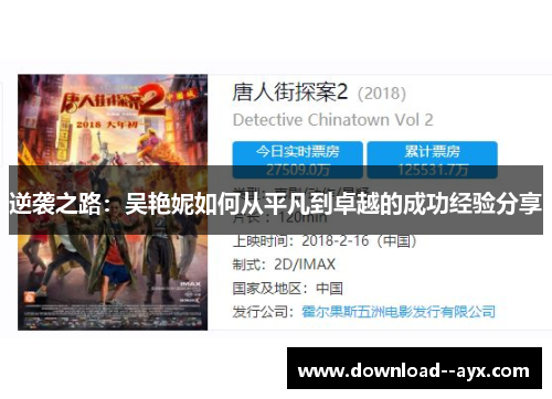 逆袭之路:吴艳妮如何从平凡到卓越的成功经验分享 逆袭之路:吴艳妮如何从平凡到卓越的成功经验分享